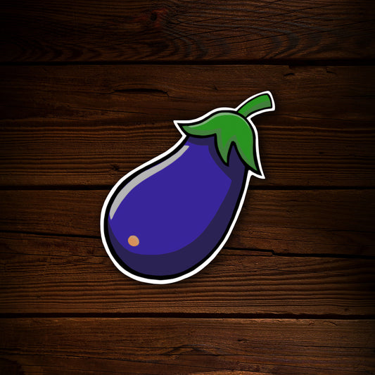 Eggplant Sticker