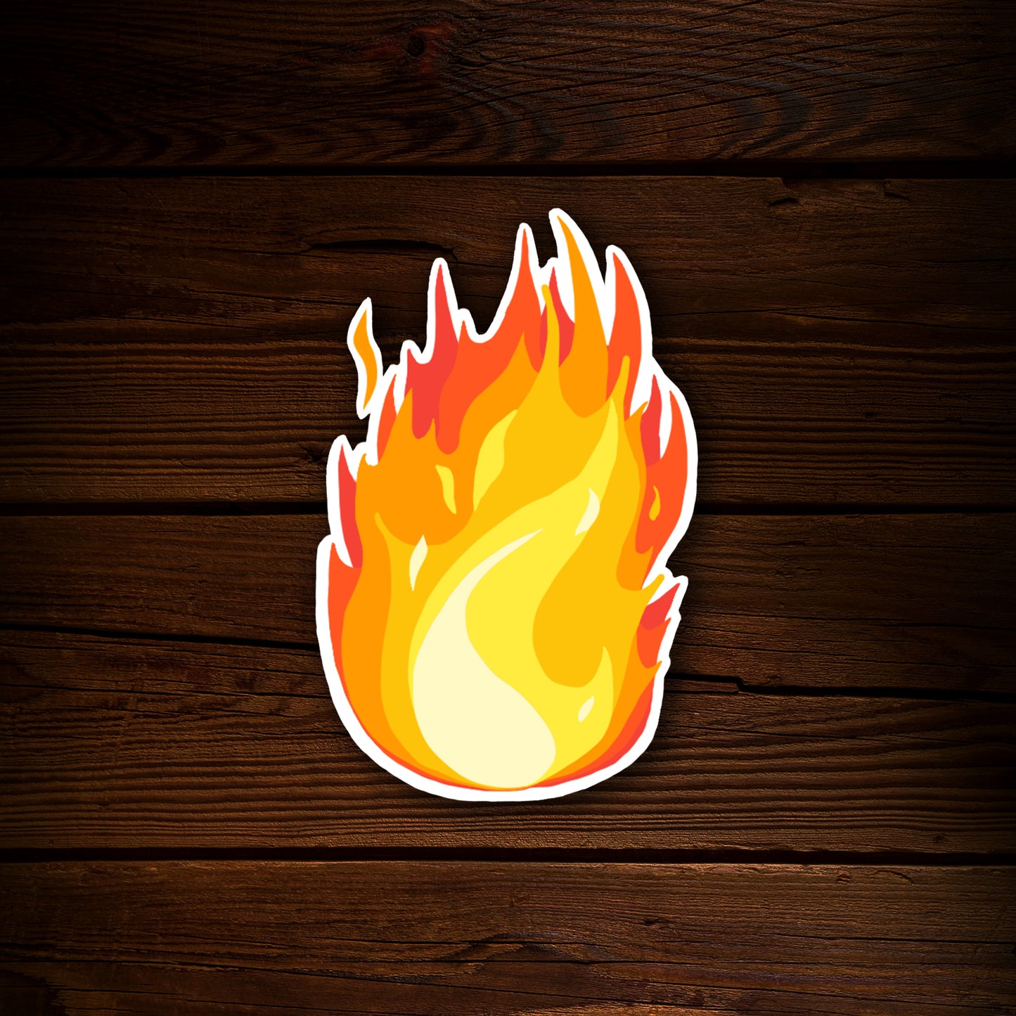 Flair Flame Sticker