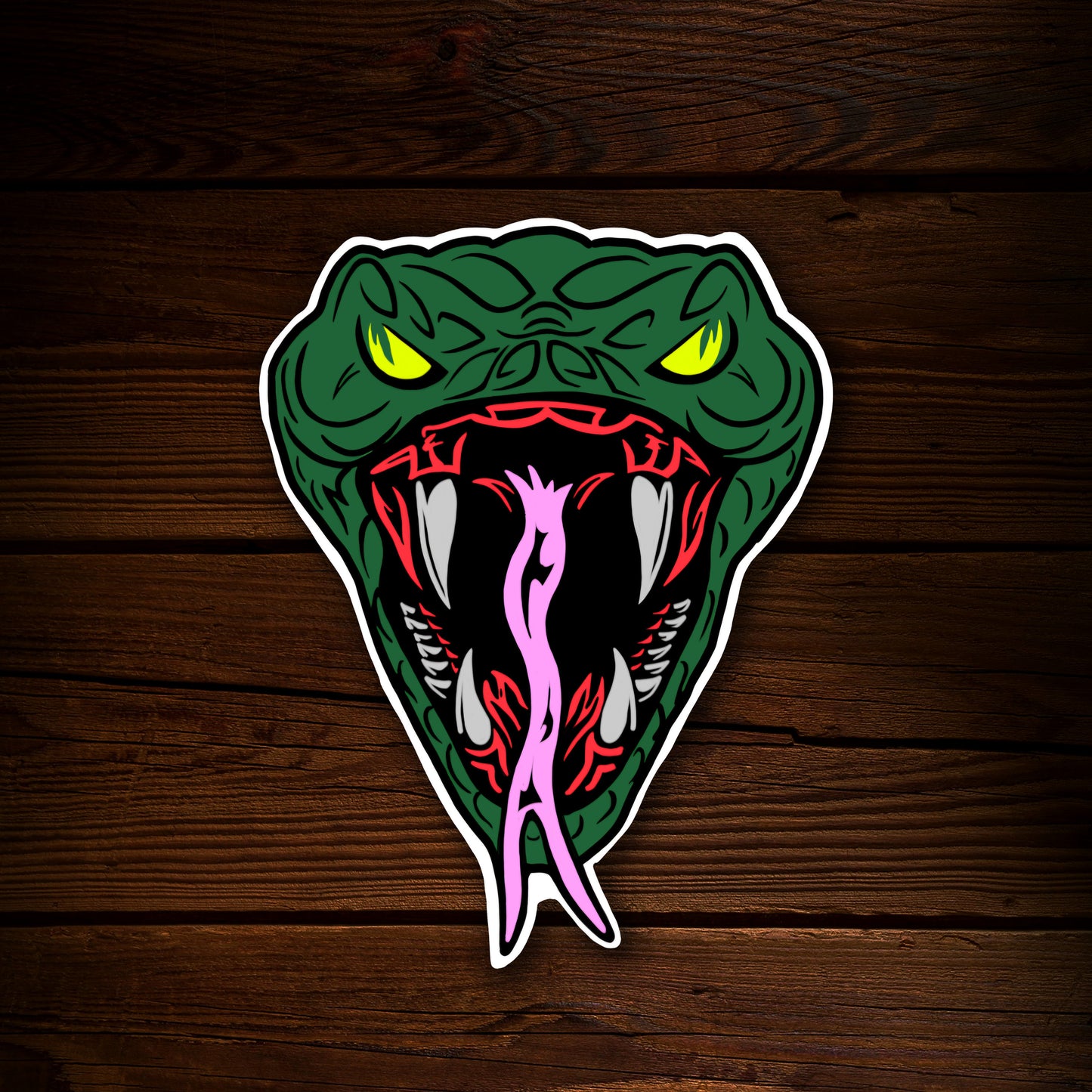 Snake Head Sticker